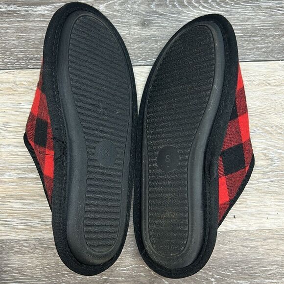 0327 Nordstrom plaid bedroom slippers - Picture 4 of 5